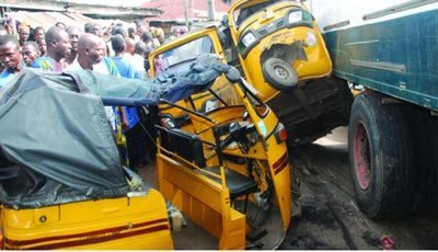 Image result for 5 injured in truck accident in Ibadan